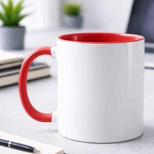 Tazza Bicolore Personalizzata (Interno e Manico Colorati in Vari Colori)