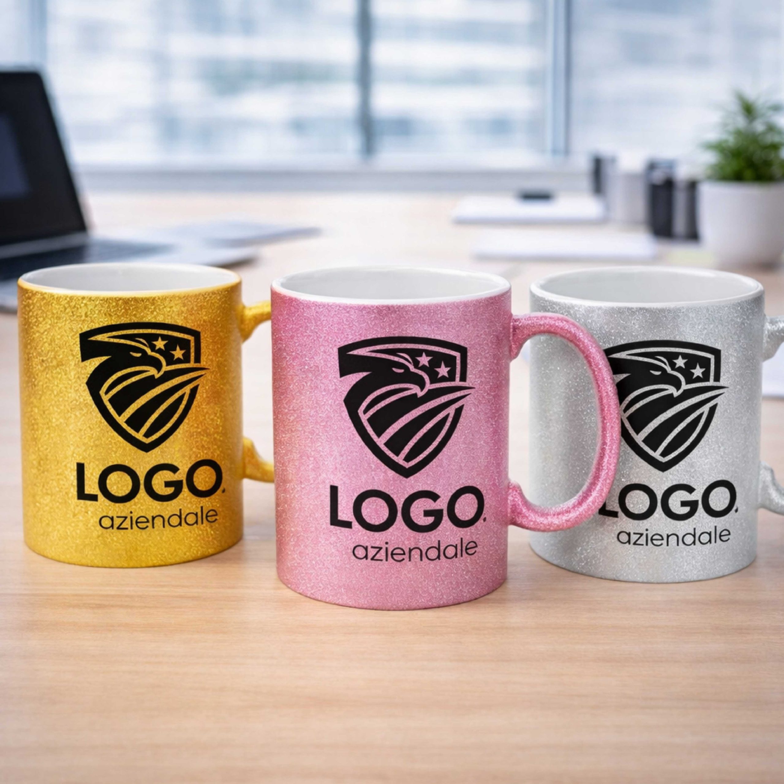 Tazza Glitter Personalizzata